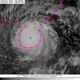 Where the crew left the dropwindsondes along Hurricane Hector’s path.